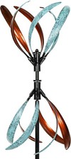 Wind Spinners Outdoor   Metal Large Wind Spinner with Stake for Yard and