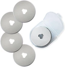 Rotary Cutter Blades 45mm 5 Pack for Fits Fiskars,Olfa,Truecut Cutter... 