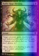 MTG Magic the Gathering Battle-Rage Blessing (80/552) Dominaria United LP FOIL