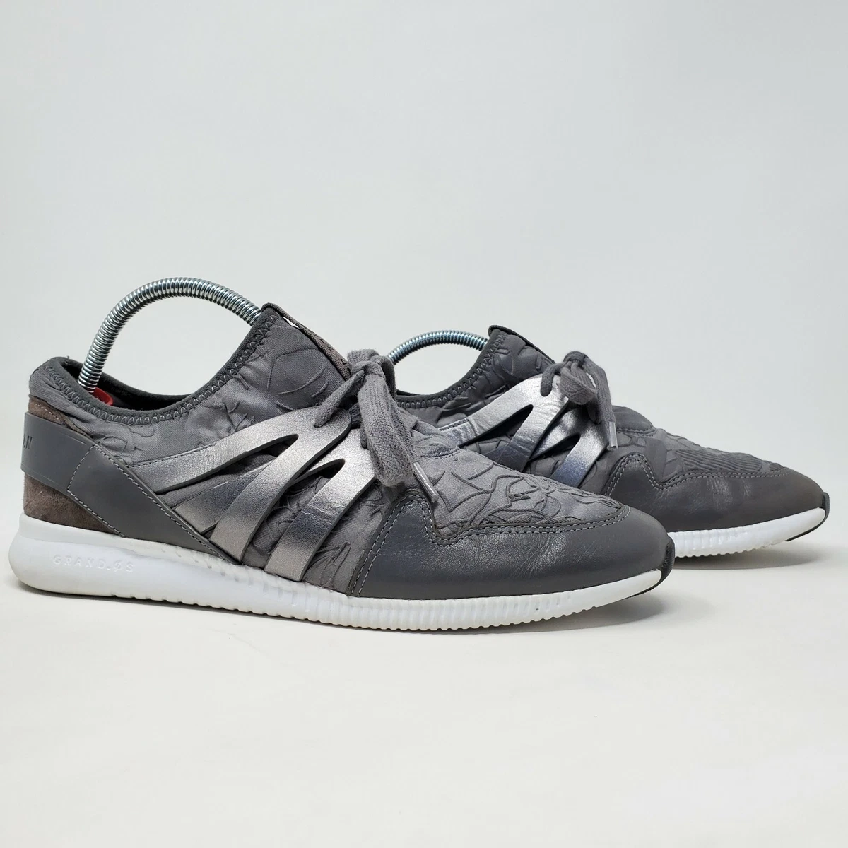 Cole Haan W04202 2.0 Studiogrand Grand Os Trainer Gray Floral