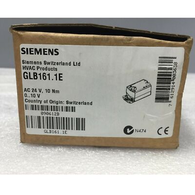 ONE NEW   Damper actuator GLB161.1E 24V 10NM one year warranty #A6-40