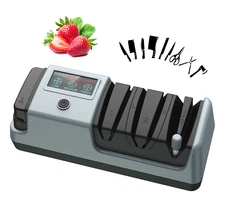 5 in 1 Electric Knife Sharpener-3 Rotational Speed Adjustable Knife Sharpener