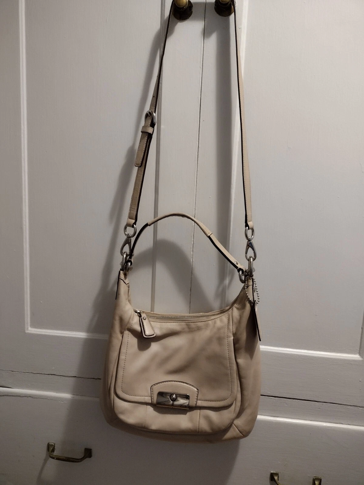 Coach Borsa a tracolla Hobo in pelle F22306 beige