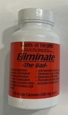 Eliminate The Bad Roots Of Health 100 Capsules Vegan, Free Shipping
