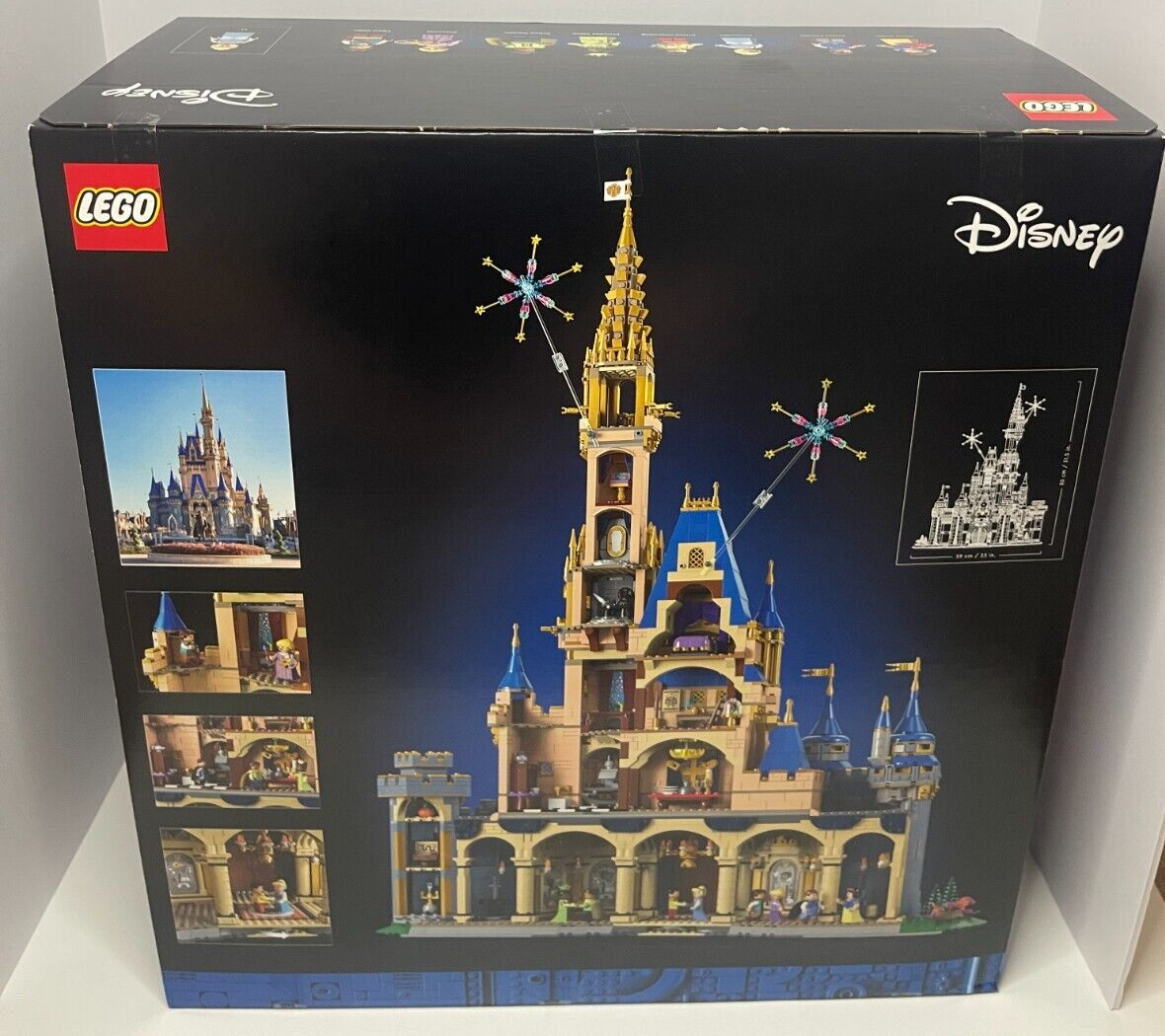 LEGO Disney Castle 43222 Set 8 Minifigures 4837 Pieces 100th