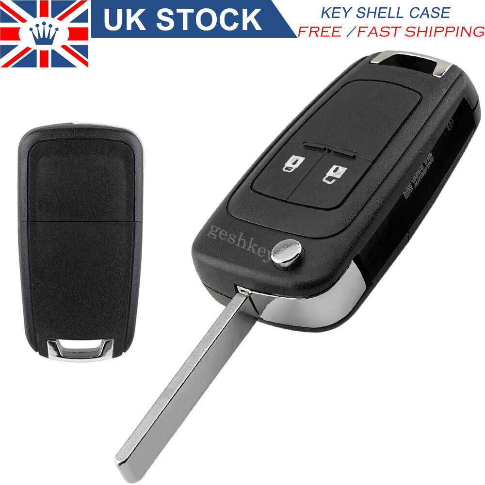 for Vauxhall Opel Mokka Cascada Adam Meriva VIVA 2B Flip Remote Car Key Fob  Case