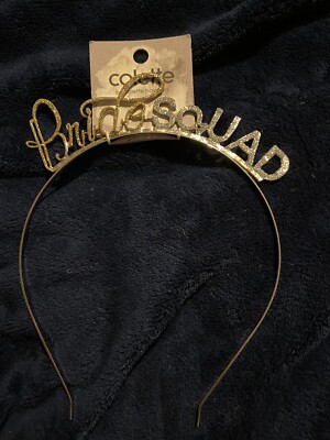 Colette Bride Squad Glitter Headband Bnwt Free Post (Acc174