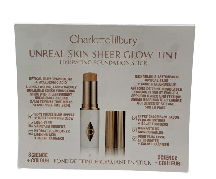Charlotte Tilbury New Unreal Skin Sheer Glow Tint Total 8Shades Testers Card New