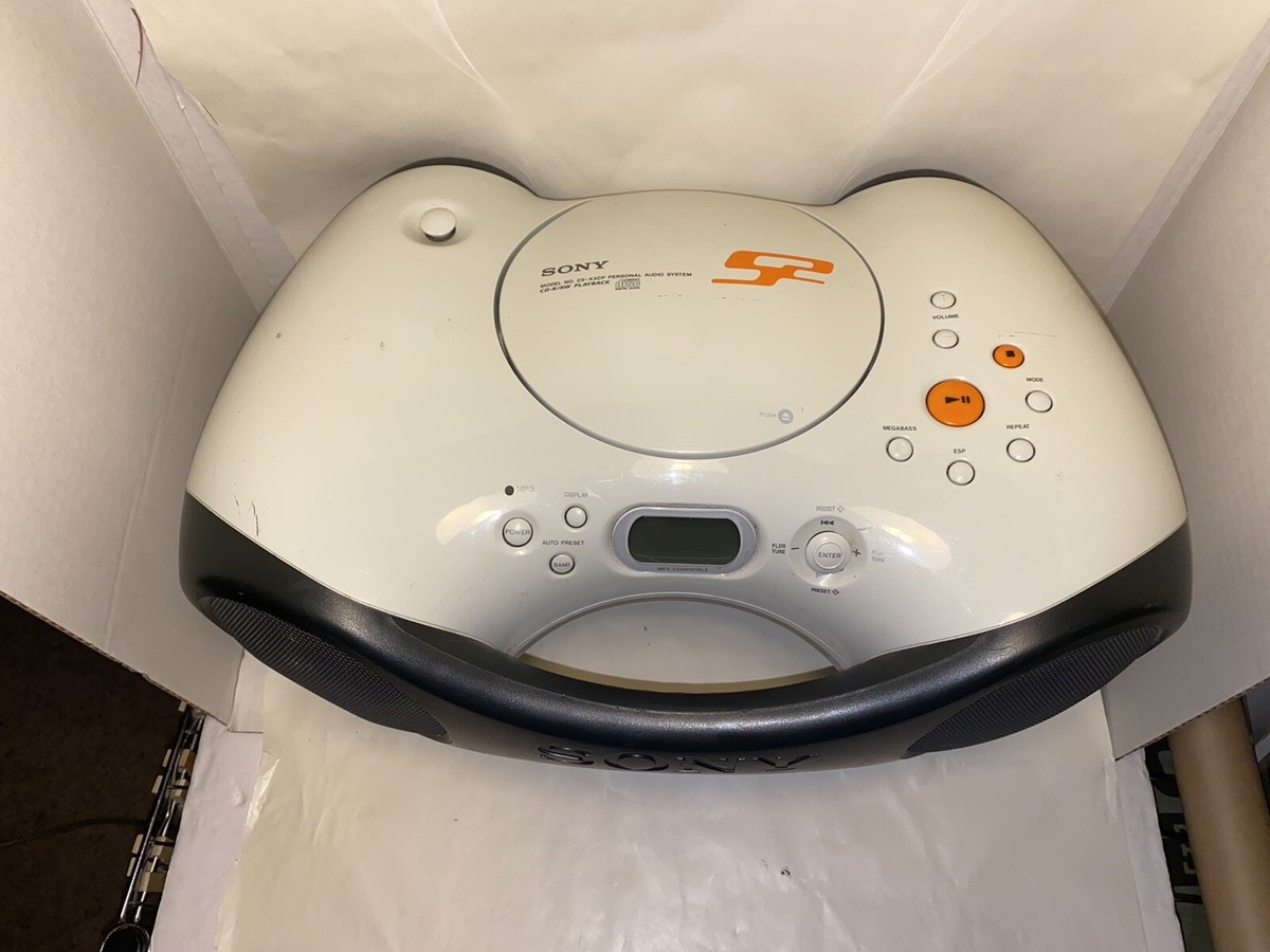 SONY S2 Sports ZS-X3CP~CD AM/FM RADIO BOOMBOX Player | eBay
