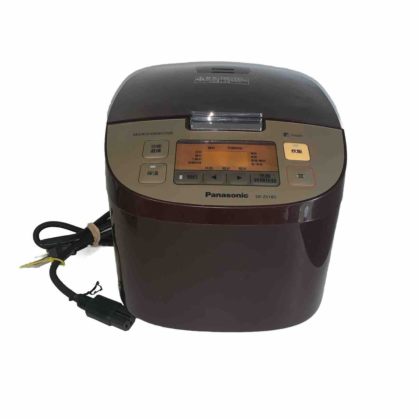 Panasonic SRZS185 Rice Cooker 10cup (10 Go) Foreign writing Tested eBay