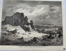 Copperplate engraving The Rock Cave near Muggendorf in Franconian Switzerland S6_29
