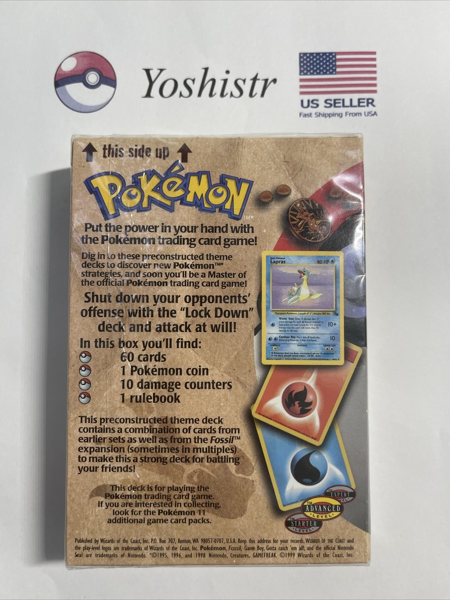 Wizards of the Coast Pokemon Fossil Lockdown Theme Deck for sale