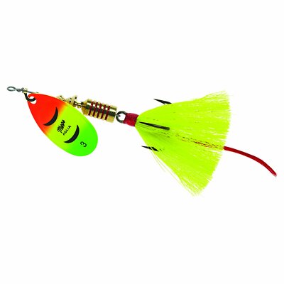Mepps Aglia Spinner Lure B3ST HFT-Y Tiger Yellow Hot Fire for Bass Trout