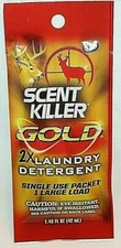Wildlife Research Scent Killer Gold 2X Laundry Detergent  Single Use Packet