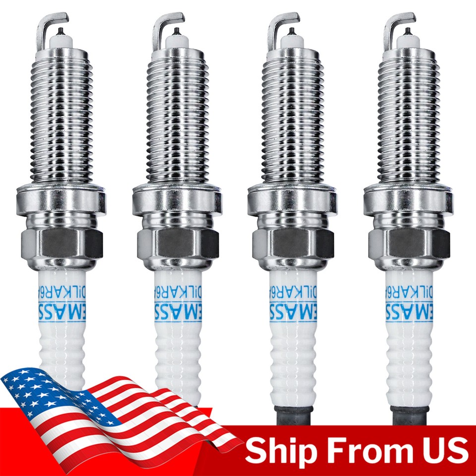Spark Plug Cube 4 Iridium Spark Plug 22401-JA01B For 07-17 Nissan Versa Altima Rogue ...