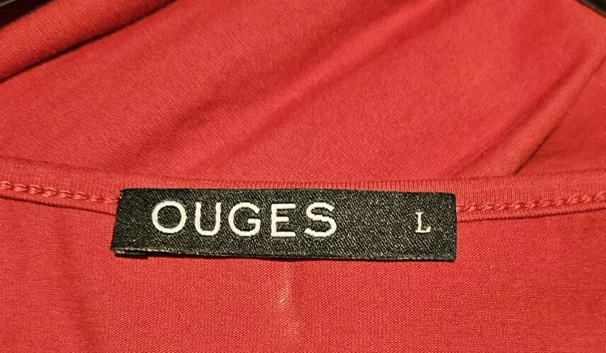 OUGES Women's Long Sleeve V Neck Button Down Skat… - image 19