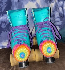 LIMITED EDITION Suregrip blue dream roller skates men  s size 7, women  s 8-8.5
