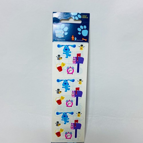Vintage Blue’s Clues Stickers Strip Sandylion Nick Jr Nickelodeon Viacom 1990s
