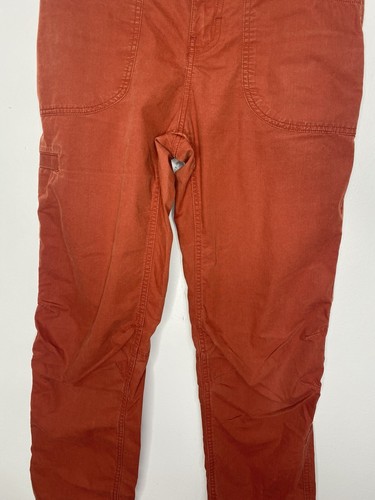 Patagonia Pants Womens Rust Roll Up Sz 10 Cargo Hiking Outdoor Burnt Orange - Picture 3 of 12