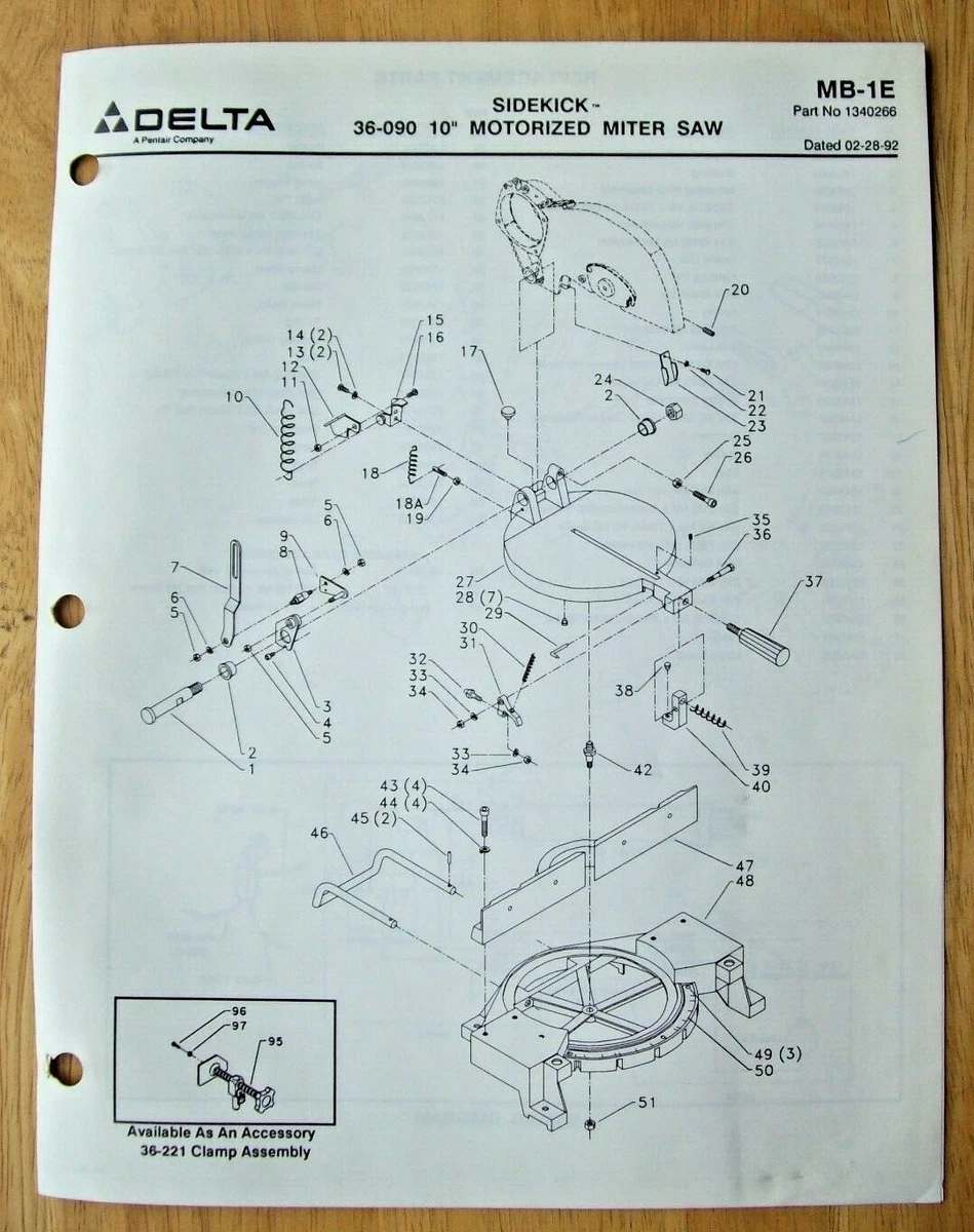 Miter Saw Diagram