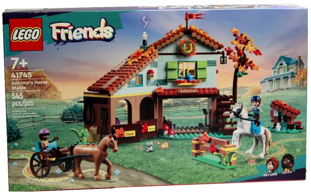 Lego #41745 FRIENDS Autumn's Horse Stable Building Toy Set
