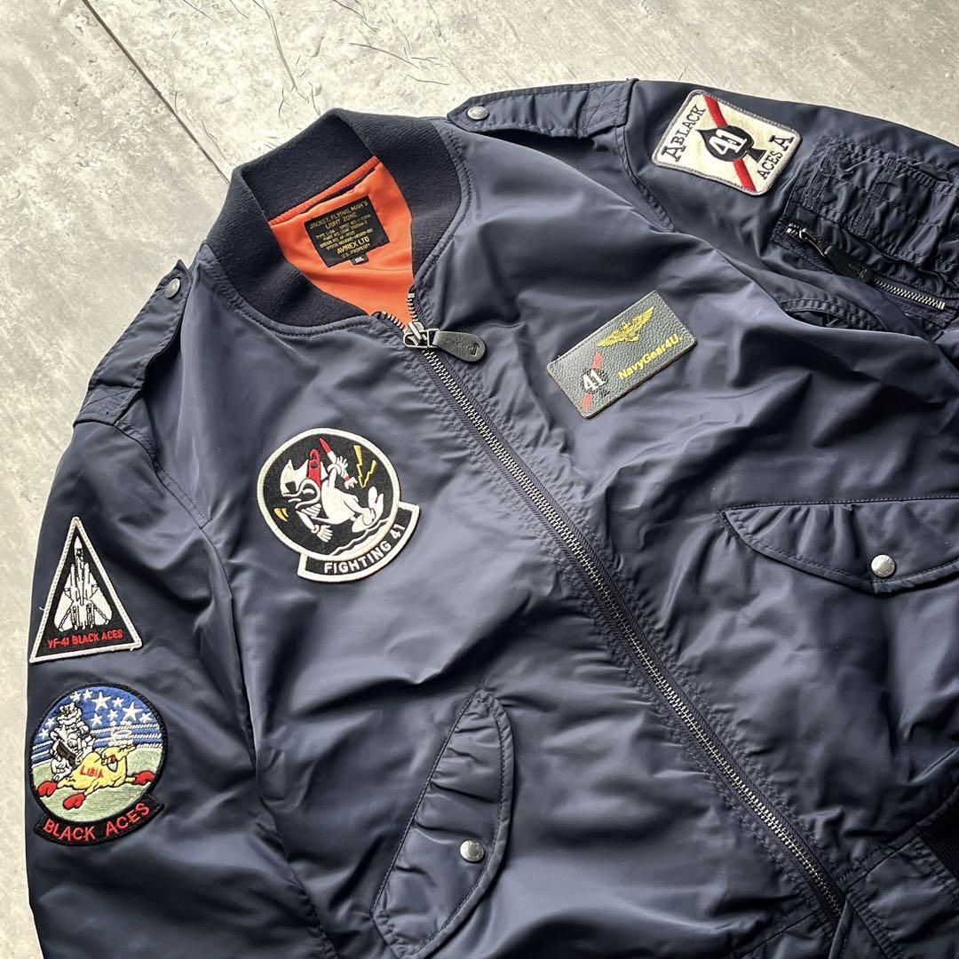 AVIREX L-2A BLUE ANGELS flight jacket ma-1 | eBay AVIREX L-2A BLUE ANGELS flight jacket ma-1 | eBay