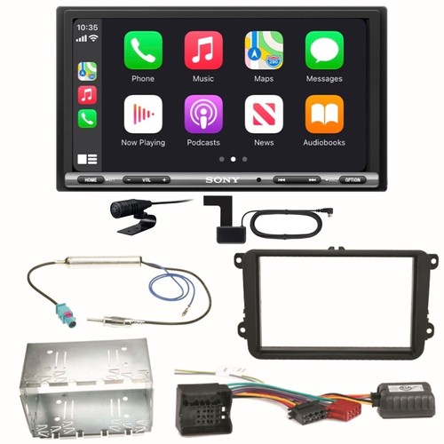Sony XAV-AX3250 Android Auto CarPlay Einbauset für Seat Leon Alhambra Altea XL