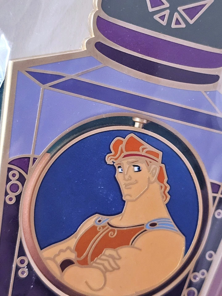 Disney DEC Spinner Pin - Good vs Evil - Hercules Hades LE 250 - Image 2 of 3