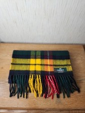 Lochcarron Highlander Collection 100 Lambswool Scarf Plaid Fringe
