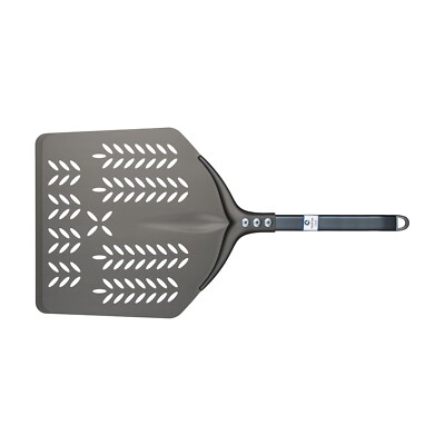 Cerutti »Tulip 60° con Anodizzate Dure« Aluminium Pizzaheber, perforiert