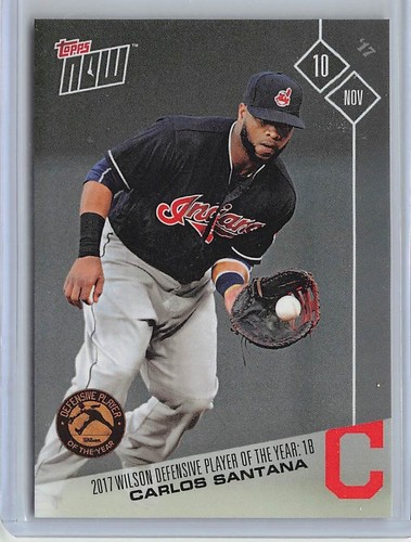 2017 Topps Now OS-55 Carlos Santana