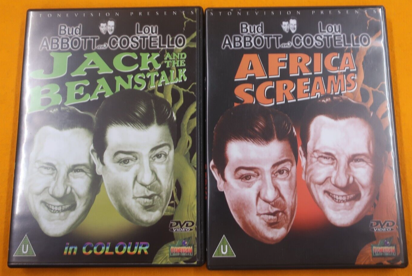 Abbott & Costello – Africa Screams & Jack And The Beanstalk (2x DVD Set)