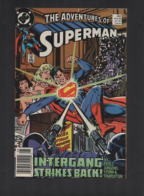 DC Comics The Adventures Of Superman August 1989 NO#457 Comic Book ...