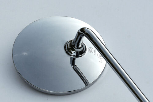 OEM Quality Pair 4" Round Motorcycle Mirrors - Honda CB 500,550,650,750,900 - Picture 4 of 4