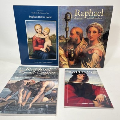 Raphael Art Book LOT of 4 Renaissance Art Tapestry Before Rome 4 PBs Art History