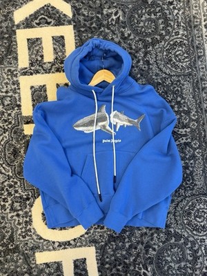 S - Palm Angels Shark Hoodie / Blue / Sold Out / Rare