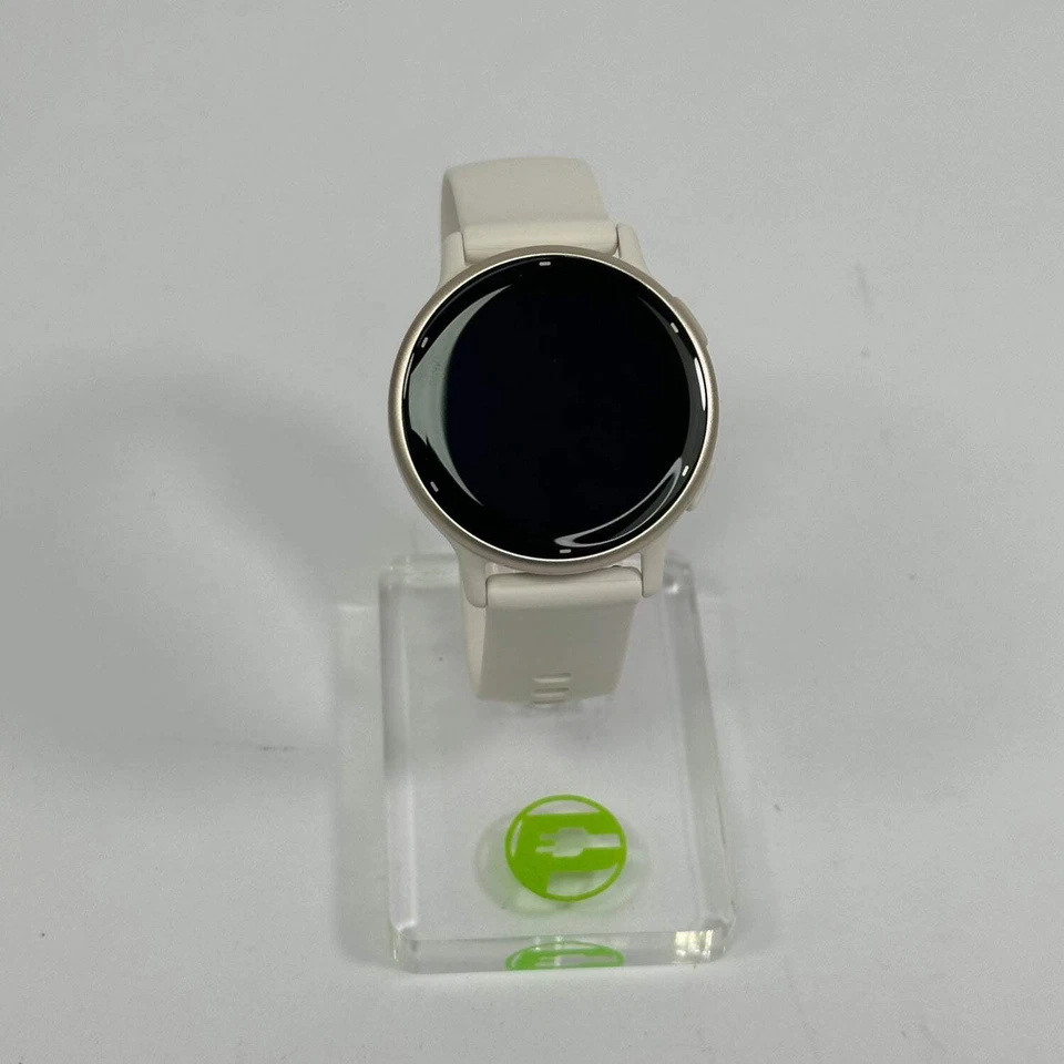 Reloj inteligente Garmin Vivomove 5 42 mm dorado crema aluminio marfil GPS fitness Foto 2 de 4