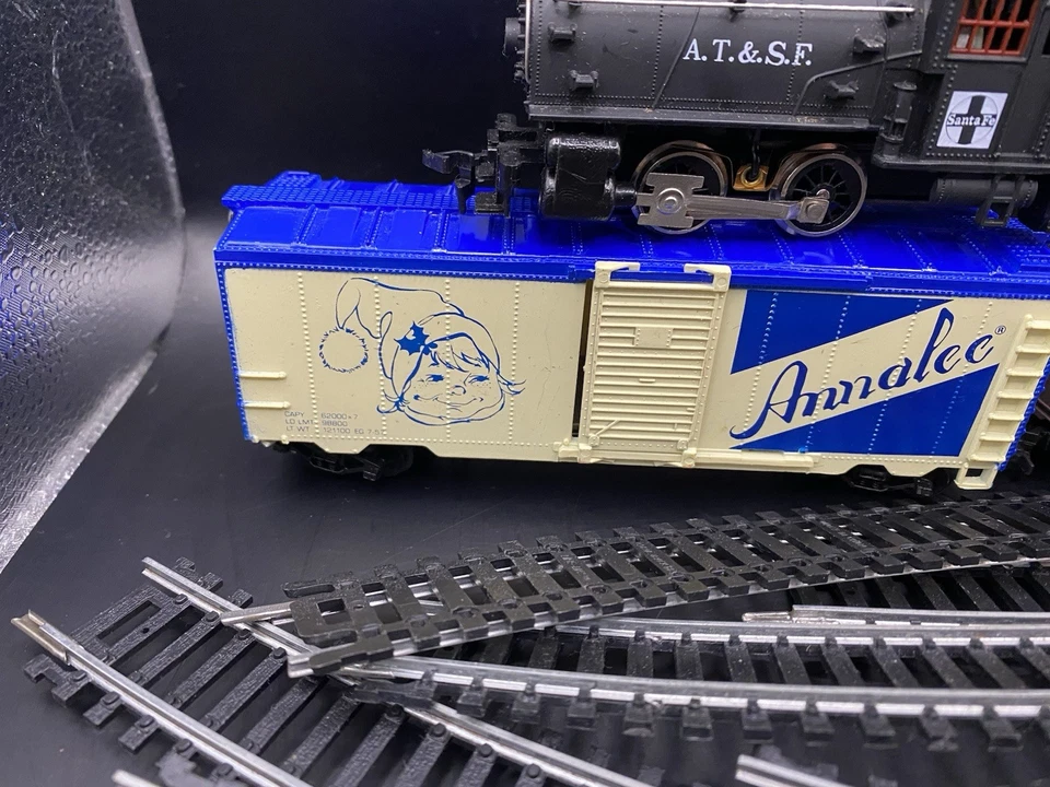 Life-Like HO Scale Model R.R. Steam Locomotive, Tracks, Power Charger, caboose, - Image 3 of 4