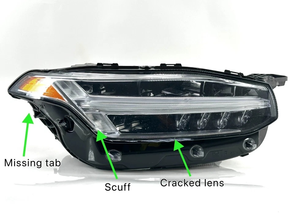 OEM Volvo XC90 XC-90 2016-2018 lado derecho del pasajero LED con faro adaptativo Foto 3 de 4