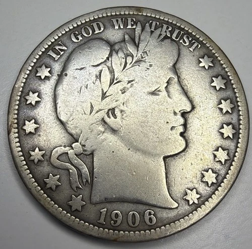 1906 D Barber Half Dollar A87