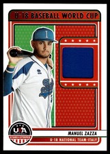 2023 Panini Stars & Stripes MANUEL ZAZZA MATERIAL RELIC U18-MZ