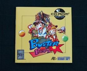 Buster Bros. TurboGrafx 16 CD Complete In Case Excellent
