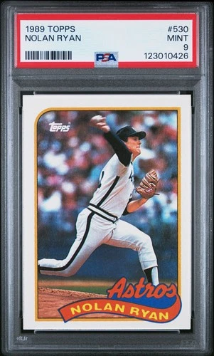 1989 Topps #530 Nolan Ryan PSA 9