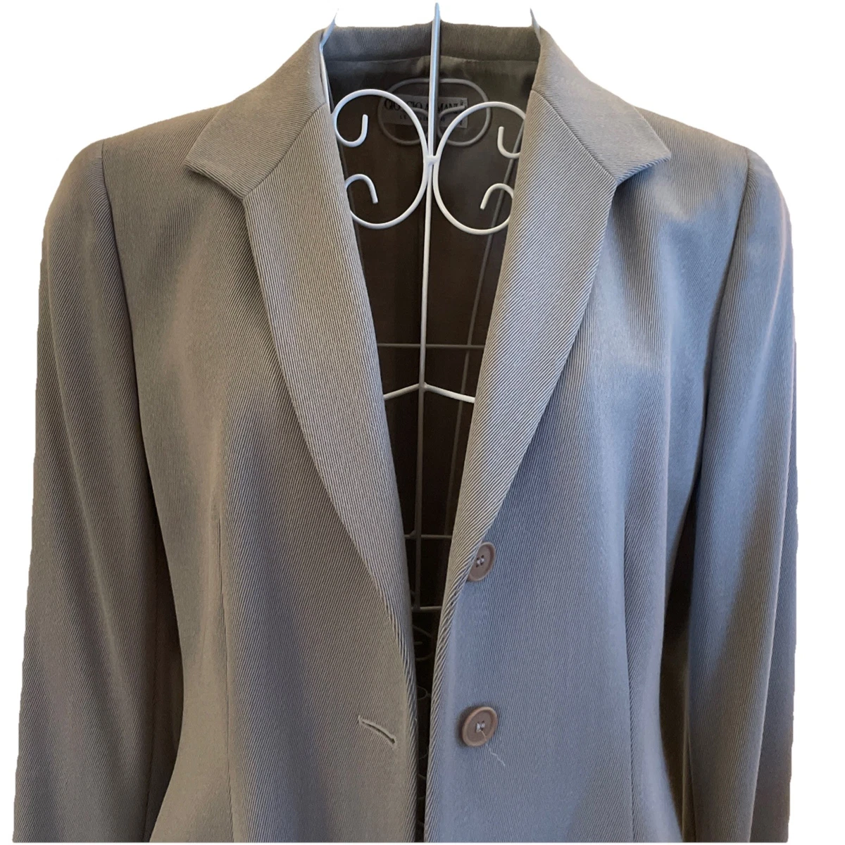 Giorgio Armani Pant Suit Gray Suits & Suit Separates for Women for