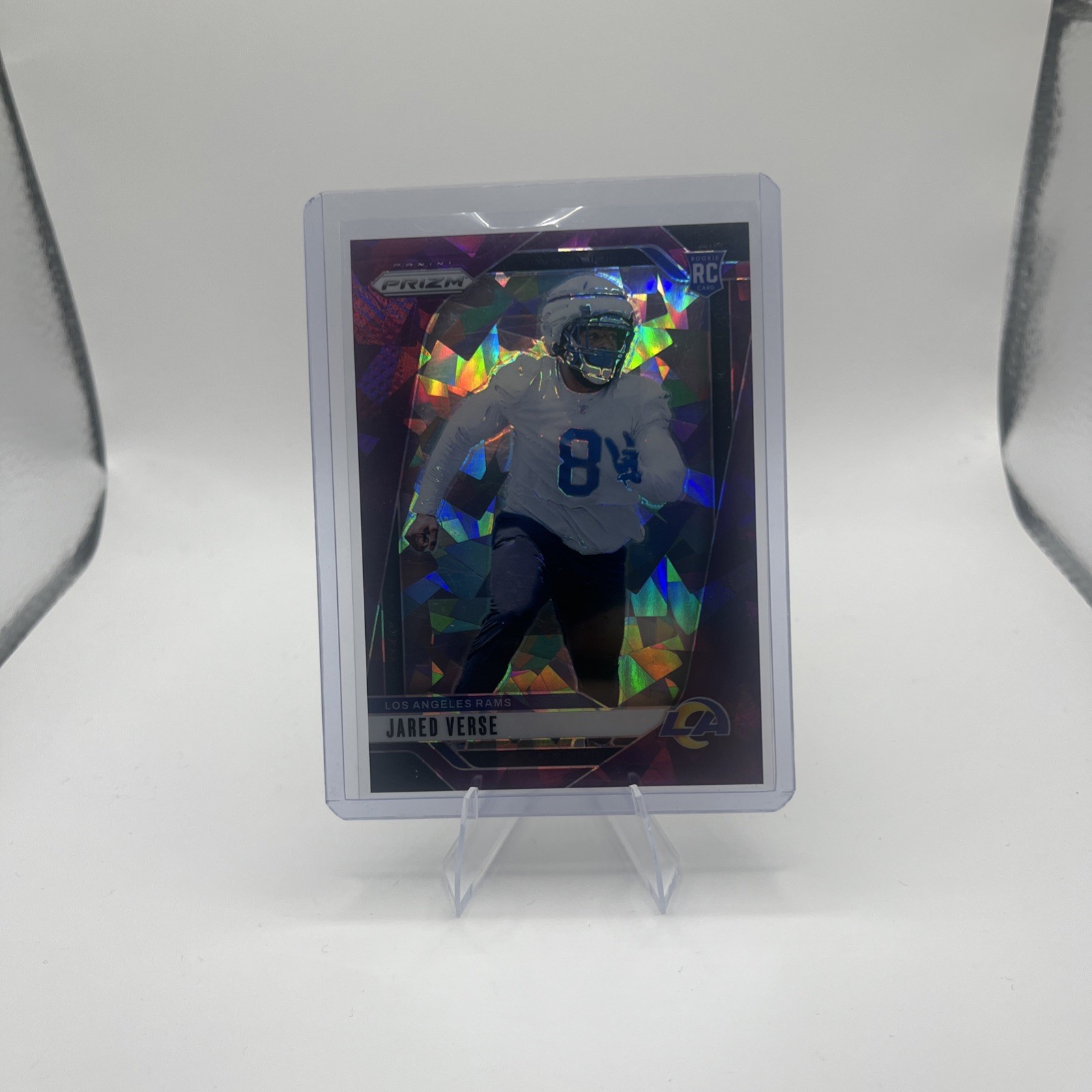 2024 Panini Prizm - Rookies Jared Verse #341 Purple Ice Prizm /225 (RC)