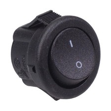 10 x Miniature On-Off 15mm Round Rocker Switch SPST 3A 250VAC