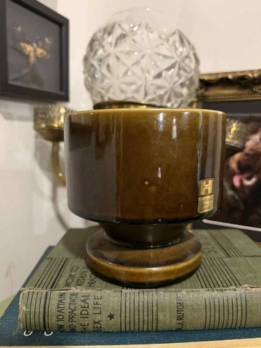 Vintage 1970s Haeger Drip Glaze Pedestal Planter – Mid Century Pottery USA