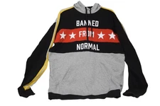 Adidas Rita Ora Hoodie Mens XL Trefoil Banned From Normal Cat Eyes Stars Rare