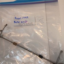 Royal Quiet De Luxe Typewriter Paper Guide With Rollers And Spring 1949 FREE... thumbnail