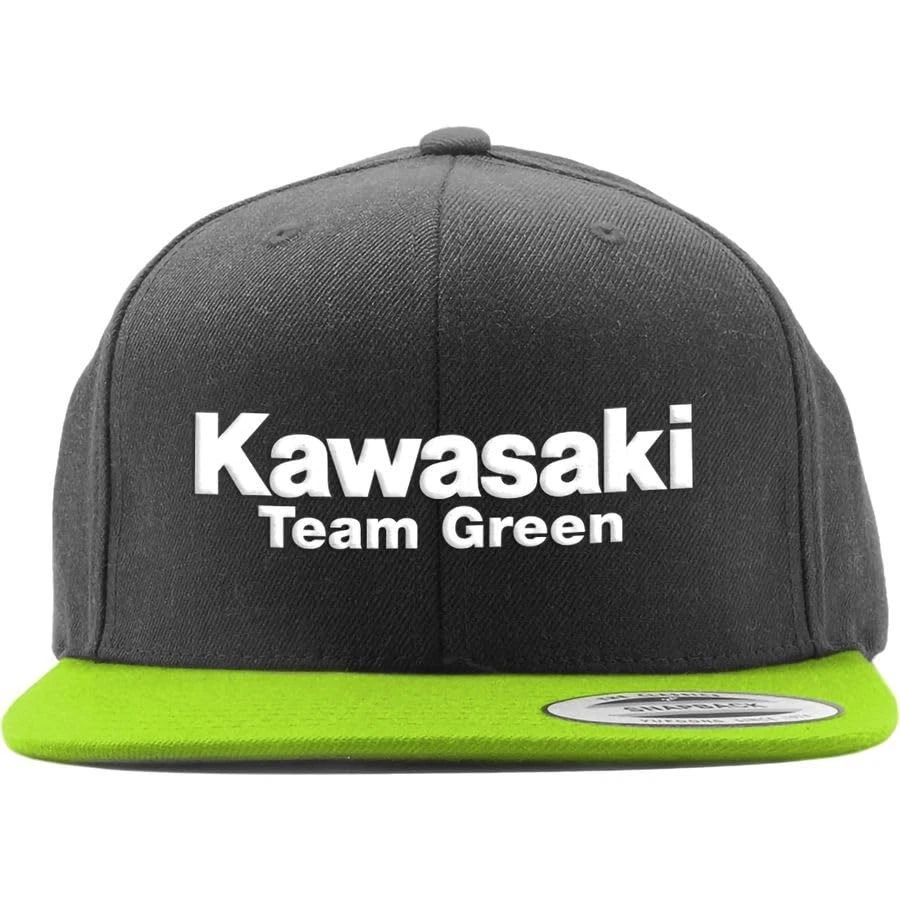 Factory Effex Youth Kawasaki Team Green Trucker Hat - Black/Green 22-86106 - Image 4 of 4